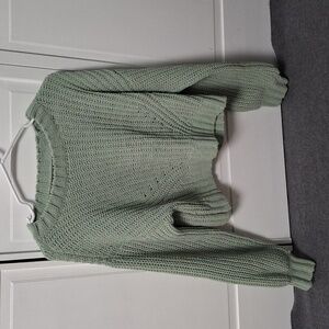 Green Garage Sweater NWT